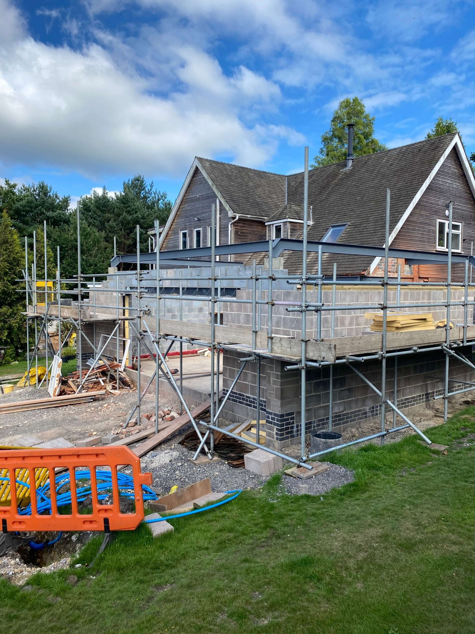 General building renovation project in Lyme Regis with structural alterations and construction work