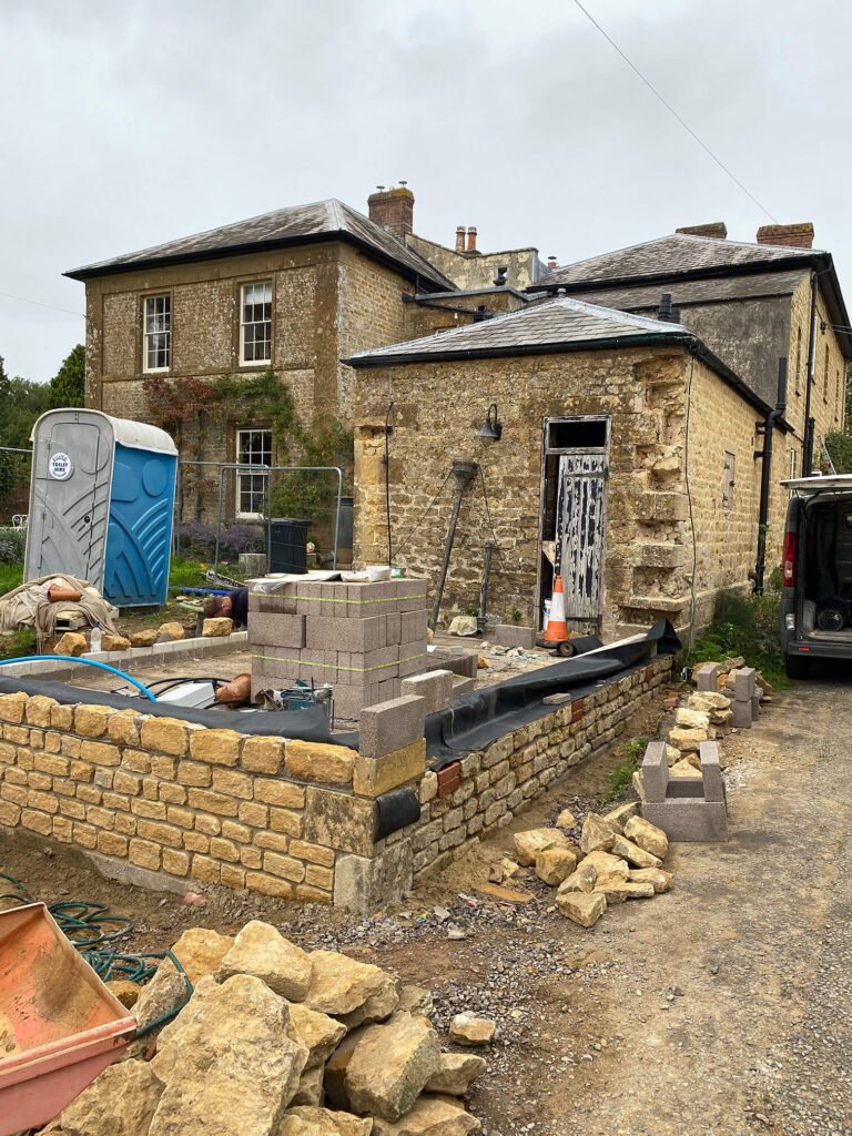 Complete Stonework Rebuild of outbuilding