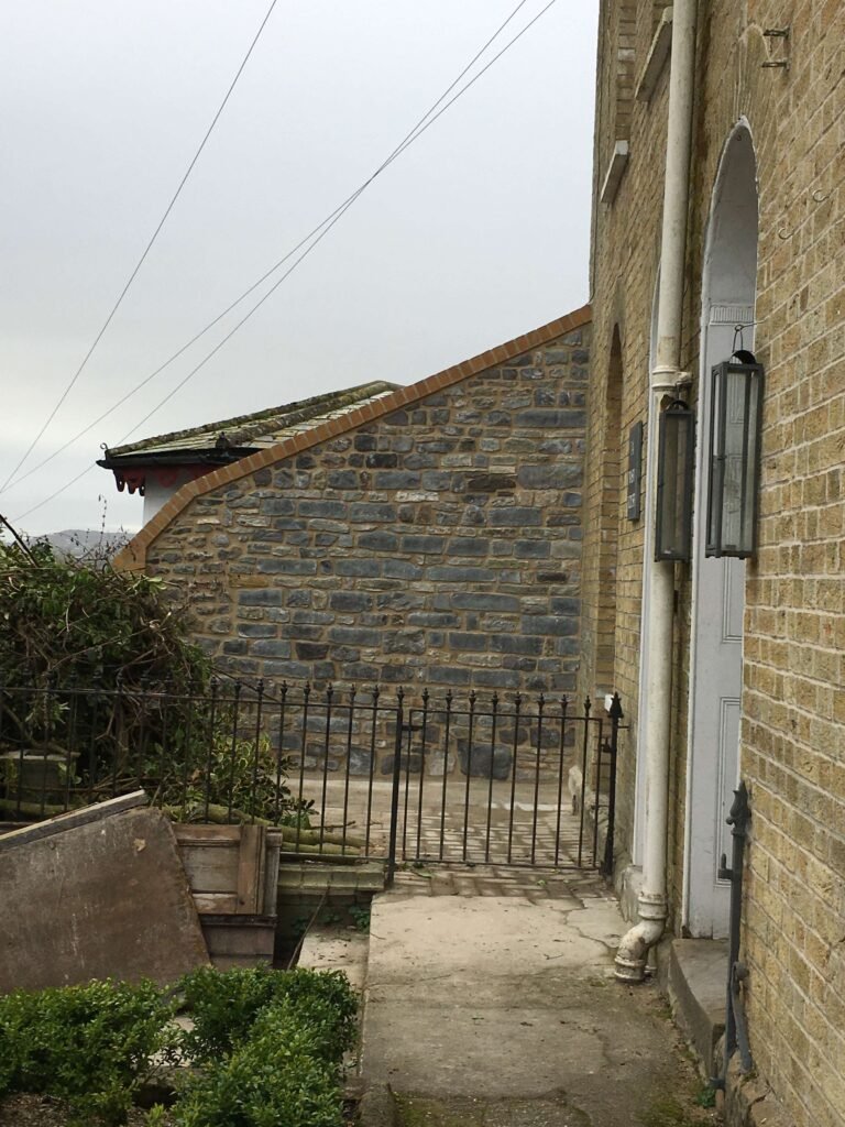 Masonry & Stonework Services undertaken on eroding property in Lyme Regis, Dorset