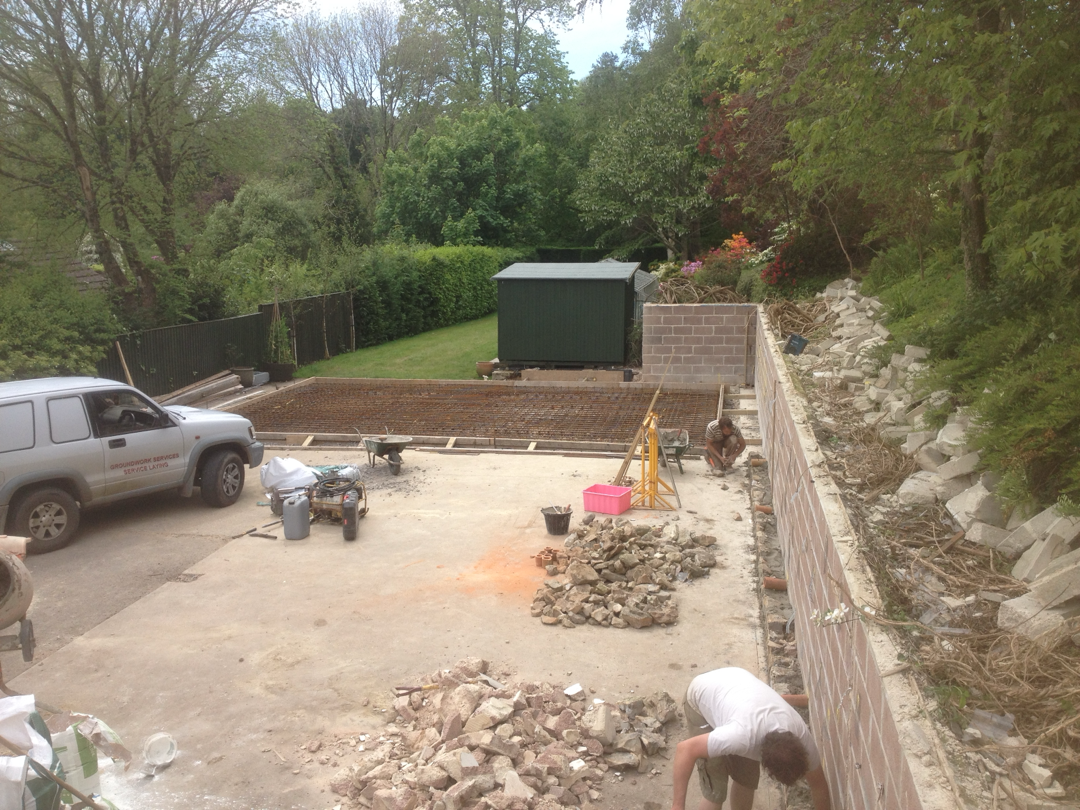 Complete and Modern Garage Build in Uplyme, Dorset