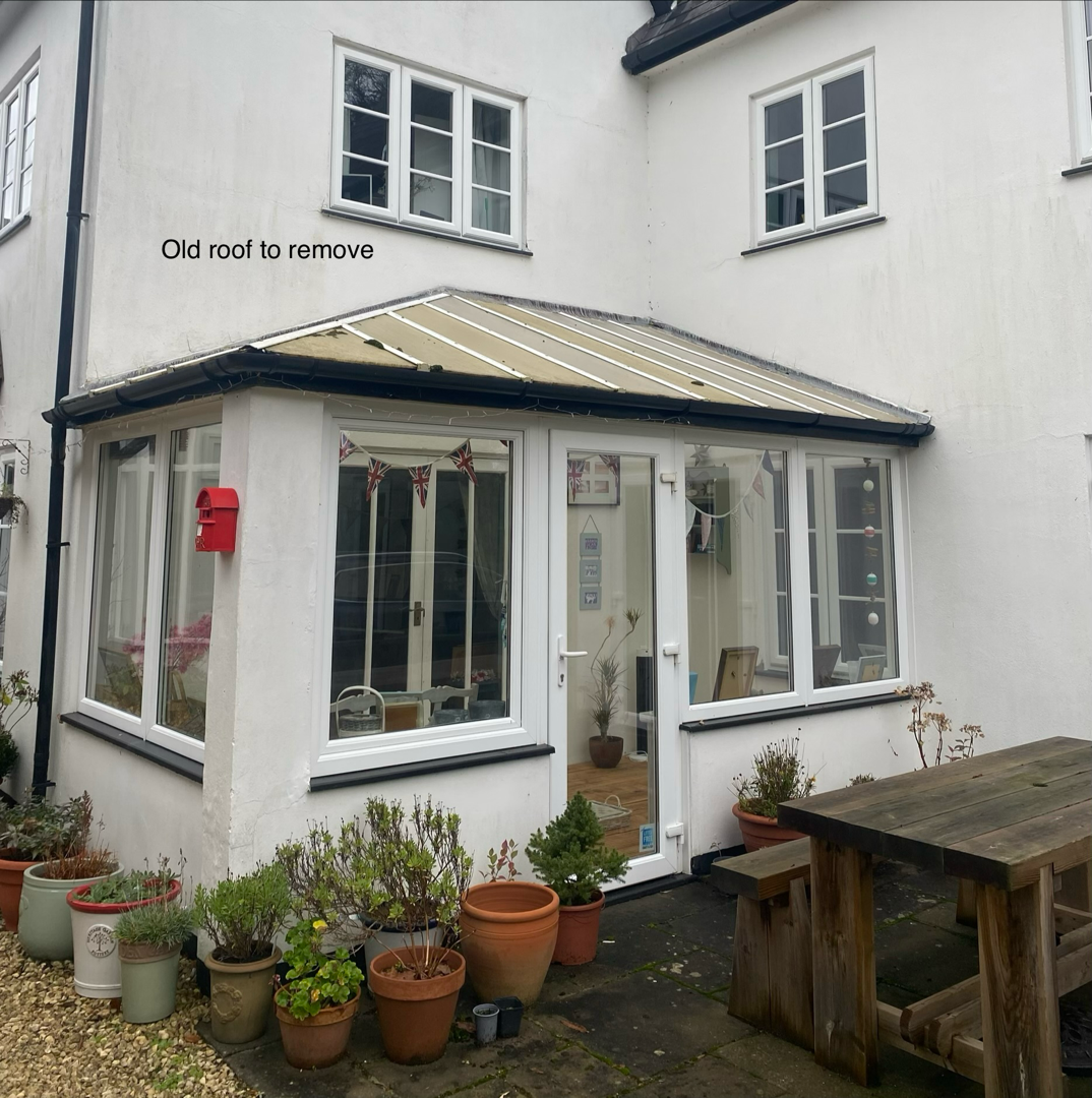Lyme Regis Conservatory Roof Replacement & Insulation