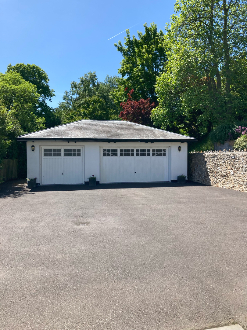 Complete and Modern Garage Build in Uplyme, Dorset